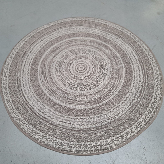 Vanjski tepih STAR rozeta svijetlosmeđa