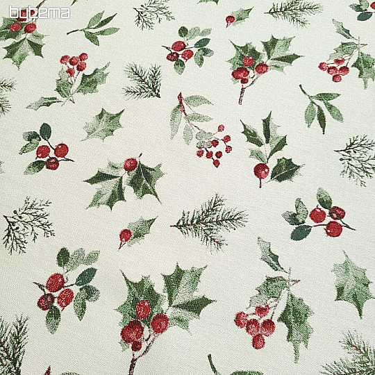 Luksuzna dekorativna tkanina HOLLY GREEN