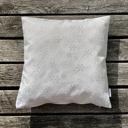 Božićni ukrasni pokrov SREBRNE PAHULJICE