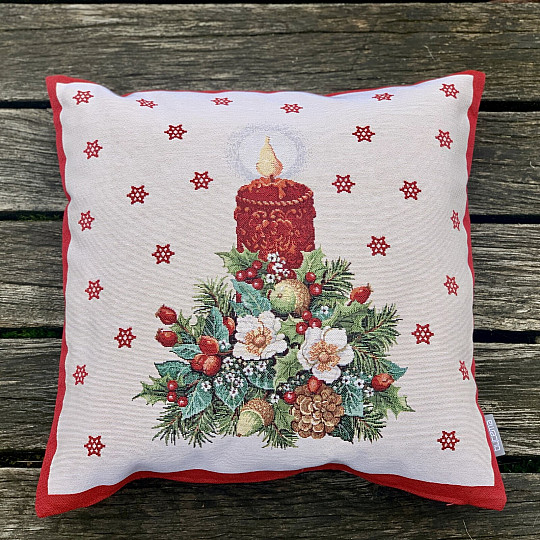 Božićna navlaka za tapiseriju BOŽIĆNA SVIJEĆA II