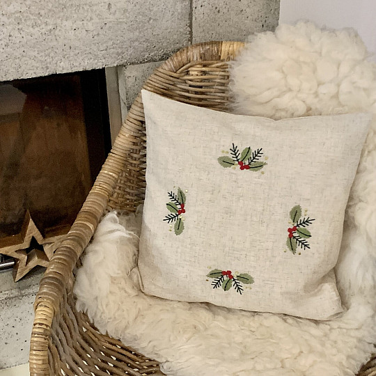 Vezena navlaka ŠARENE grančice