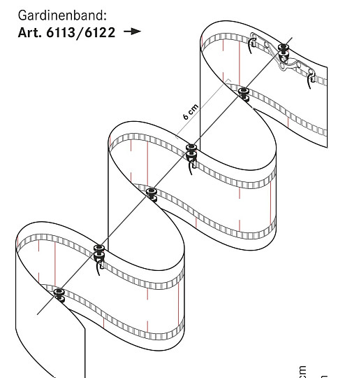 Kabel s okretnim klizačem za NEW WAVE 1:2 traku