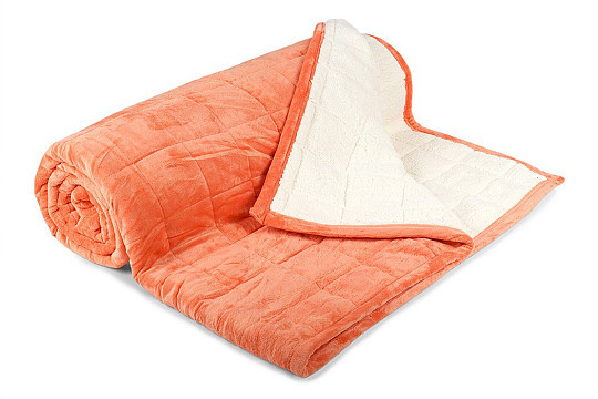 deka od mikrovlakana EXTRA SOFT SHEEP losos ubod