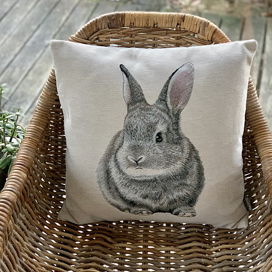 Tapiserijska jastučnica HOPING HABBIT