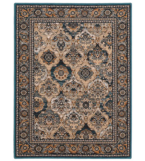 Luksuzni vuneni tepih ISFAHAN Forenza smaragdno/smaragdno
