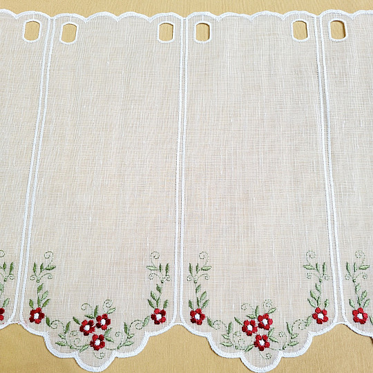 Zavjesa od vitraja CVIJEĆE CRVENO