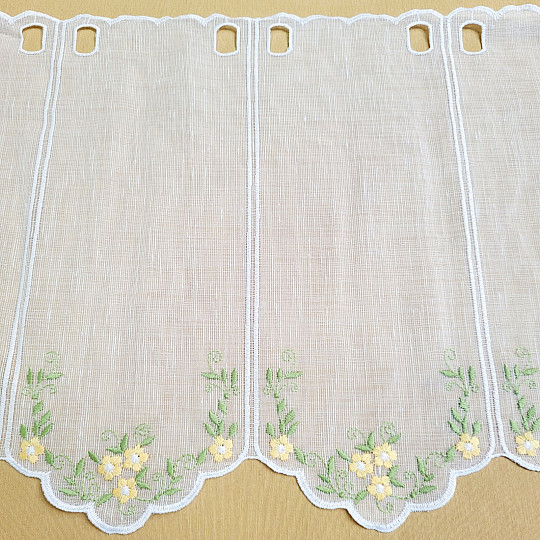 Zavjesa od vitraja ŽUTO CVIJEĆE