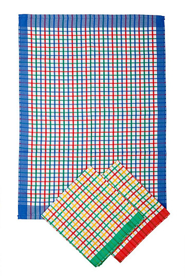 Pamučni ručnici SVIJETLO SIVI KARIRANO