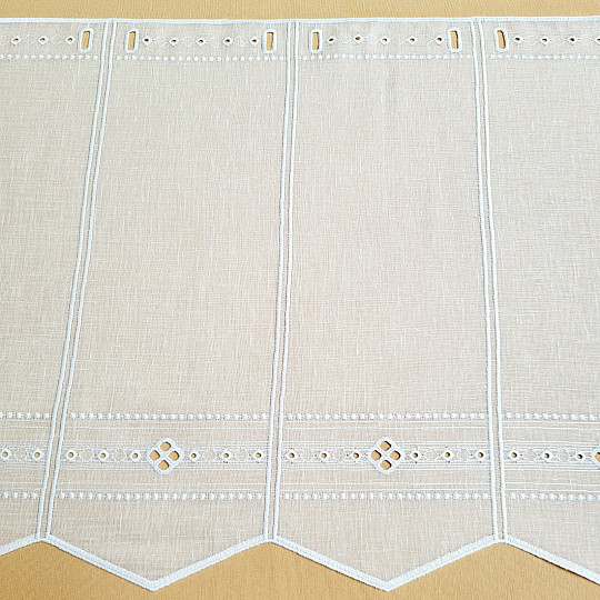 Zavjesa za vitraž GERSTER 11884 bijela