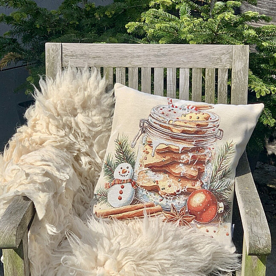 Božićna ukrasna navlaka BOŽIĆNA KUTIJA