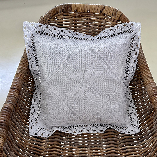 Ukrasna navlaka od čipke LACE bijela