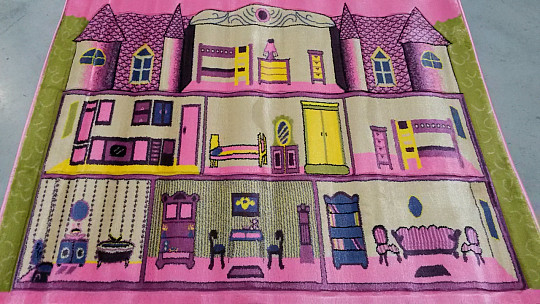 Dječji tepih KIDS ZÁMEK ružičasti