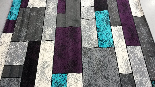 Tepih AMAZON 1 sivo ljubičasta