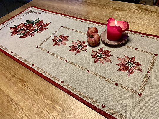 Goblen stolnjak Božićna ruža