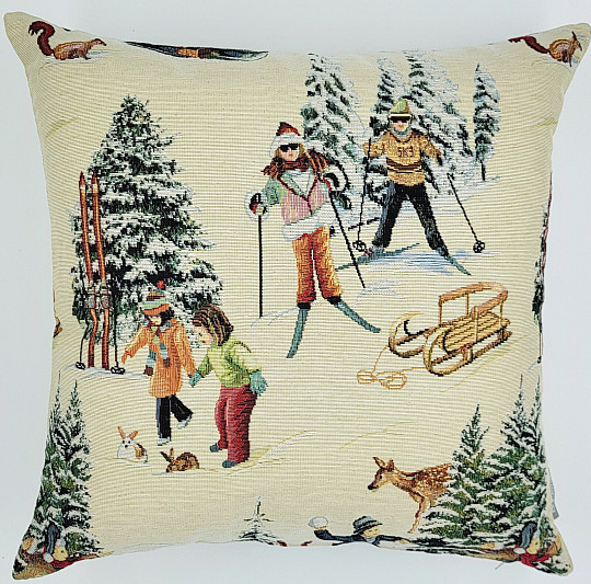 SKIERS navlaka za jastuk