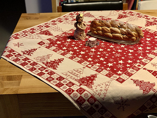 Gobleni stolnjaci, šalovi Božićno drvce II