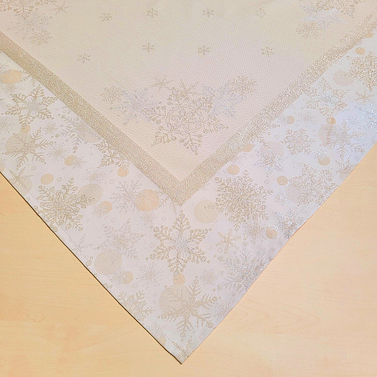 Božićni stolnjaci i šalovi SILVER CHRISTMAS Silver NATURAL