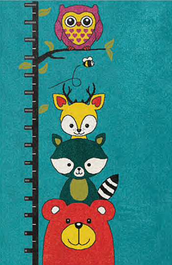 Dječji komadni tepih PLAY šumske životinje