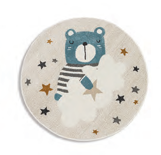 Dječji okrugli tepih VEGAS medvjedići