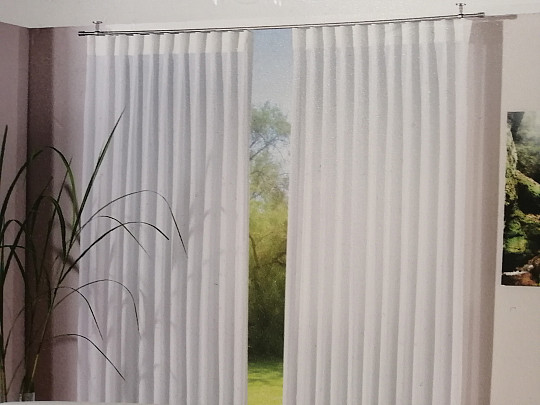 NEW WAVE traka za volančiće za zavjese 8 cm, 1:2