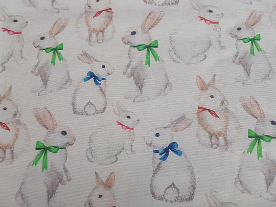 Uskrsni stolnjaci i šalovi Uskršnji zečevi