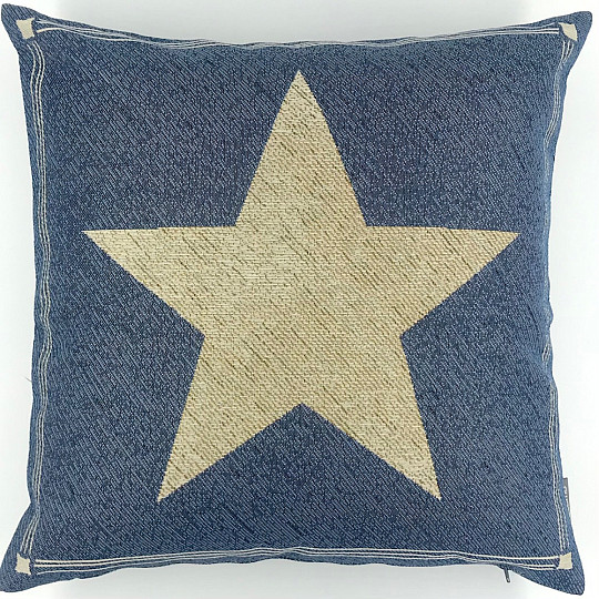 Navlaka za jastuk od goblena BLUE STAR 1