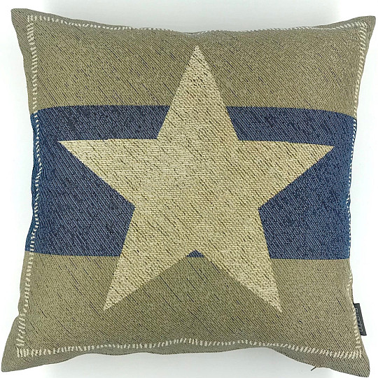 Navlaka za jastuk od goblena BLUE STAR 2