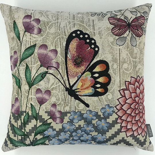 Navlaka za jastuk od goblena FEEL BUTTERFLY 2
