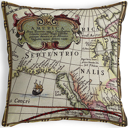 Velika goblen navlaka za jastuk TERRA MERCATOR