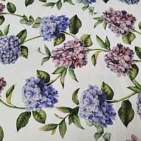 Dekorativna tkanina HYDRANGEA PURPLE