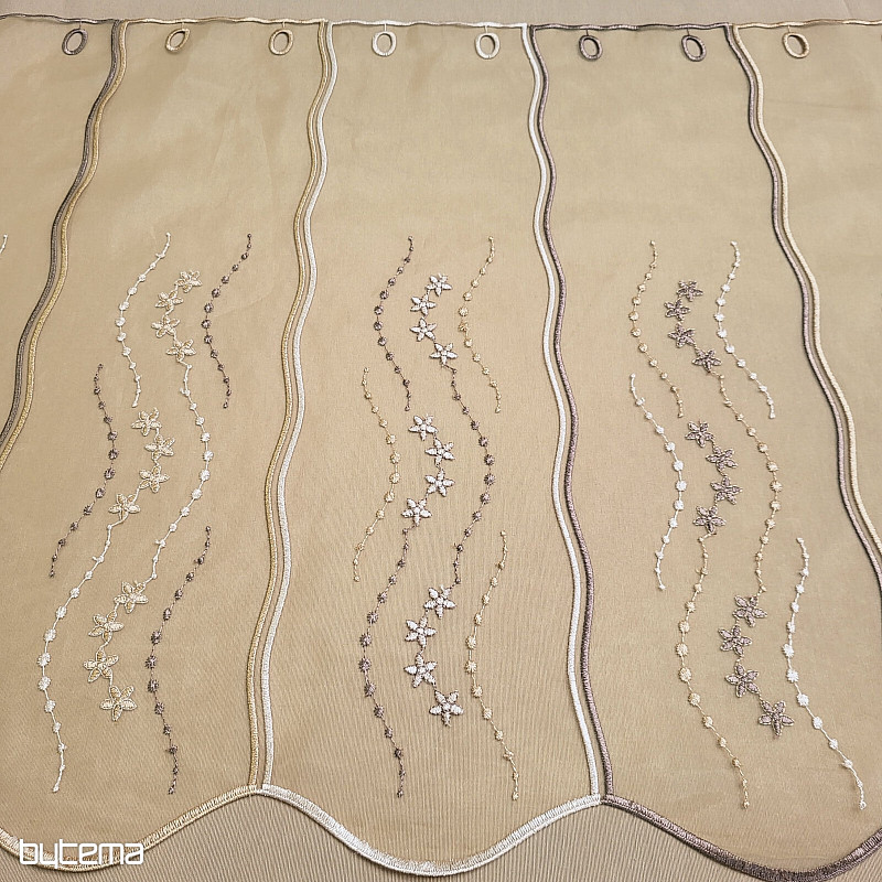 Zavjesa od vitraja - vezena HF1189