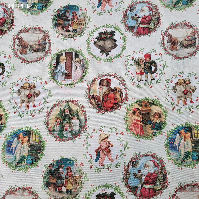 Tkanina za božićne ukrase VICTORIAN CHRISTMAS