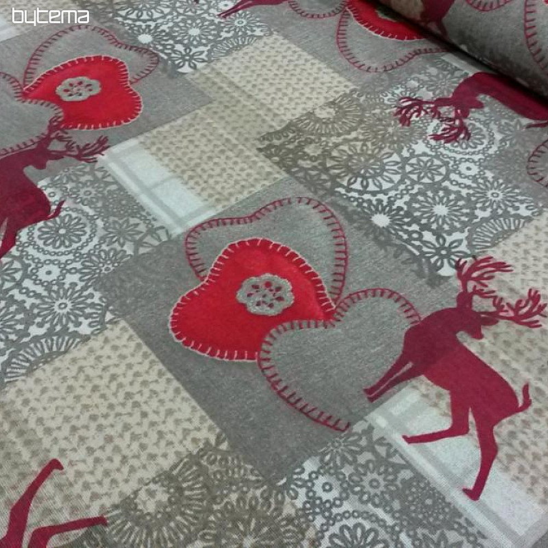 Božićna ukrasna tkanina TRICOT