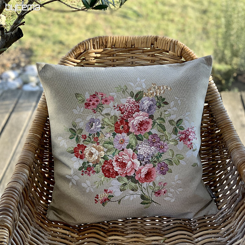 Navlaka za jastuk FLOWER BEIGE