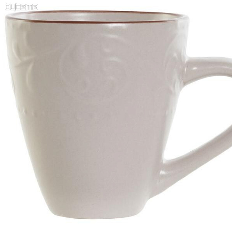 Šalica BEIGE RELIEF 325ml bež