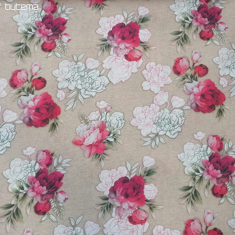 Dekorativna tkanina Rose Geraldine 3D