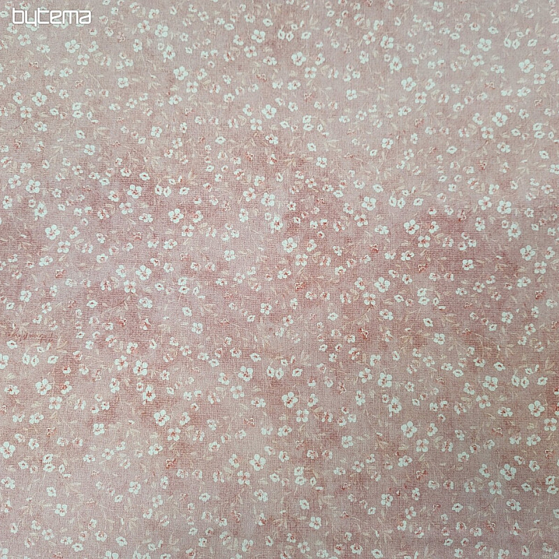 Pamučna tkanina MONO MINI PINK FLOWER