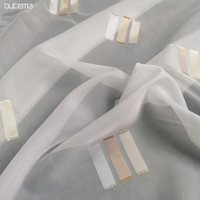 Bijela voile zavjesa 36935/320