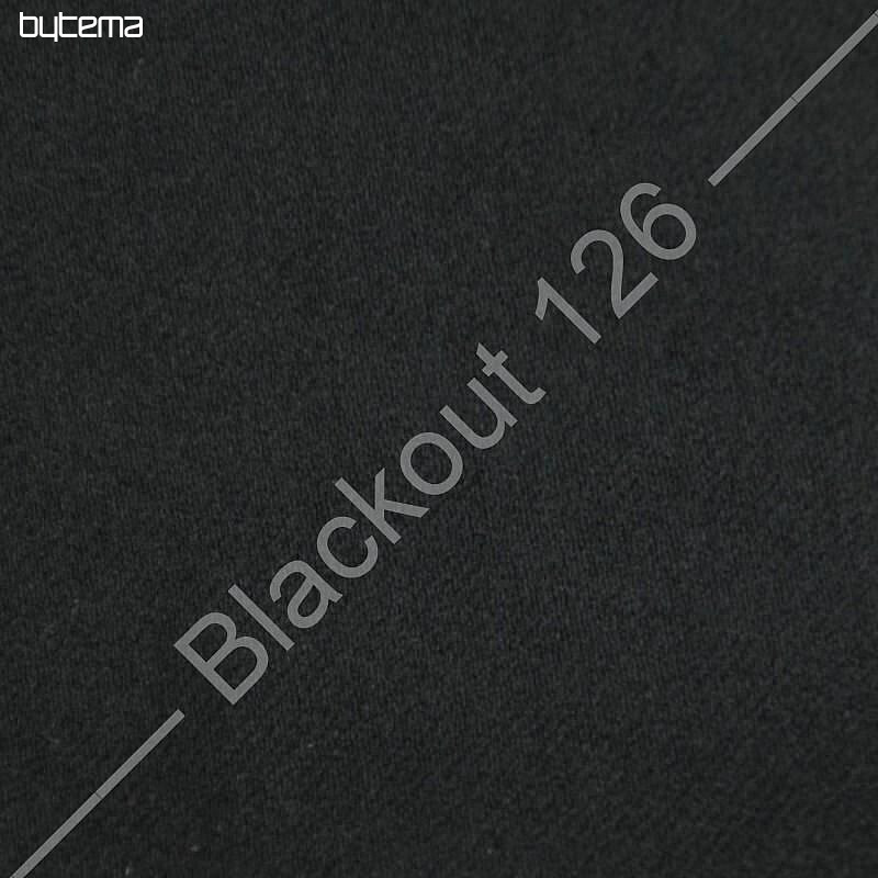 Dekorativna tkanina BLACKOUT za zavjese crna 126