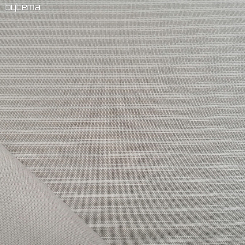 Dekorativna tkanina Iris pruge - bež 50