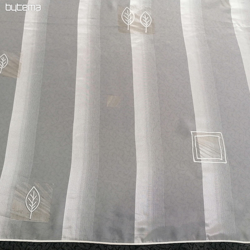 Voile zavjesa krem latice bež - 731/300