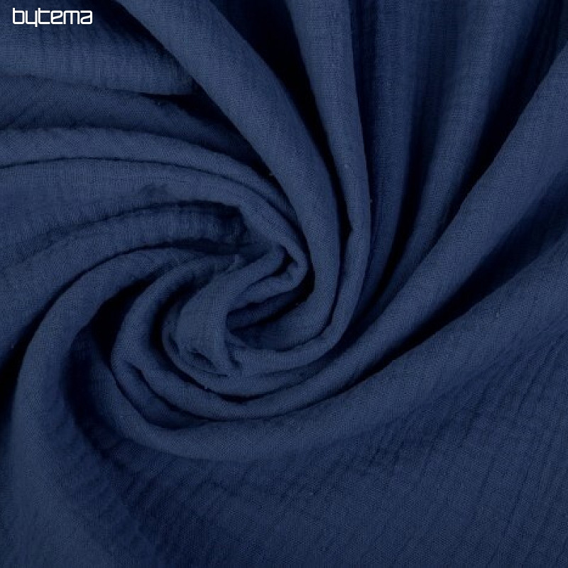 Gaza indigo pamučna tkanina