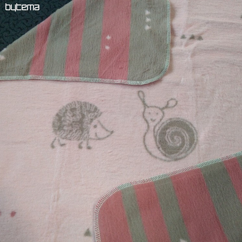 Dječja deka MAJA 1657/10 roza 75x100