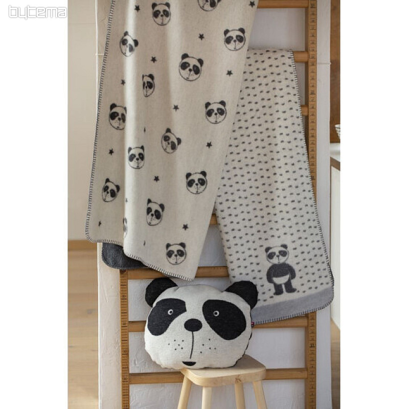 Dječja dekica PANDA 2212/60 boja slonovače 75x100