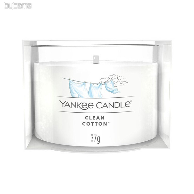 svijeća YANKEE CANDLE miris ČISTI PAMUK U ČAŠI 37g