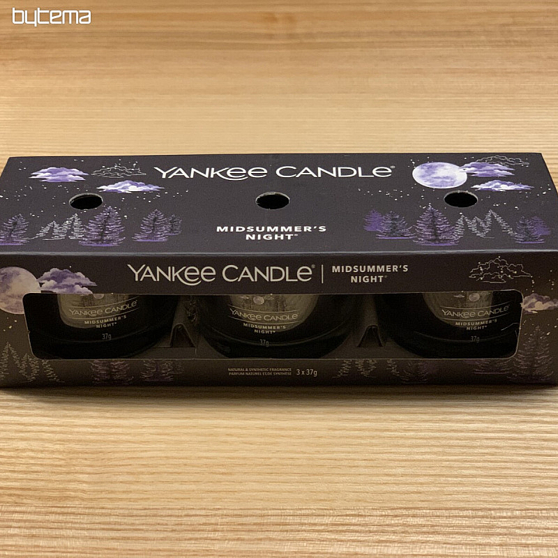 svijeća YANKEE CANDLE miris MIDSUMMER&#39;S NIGHT SET 3 kom