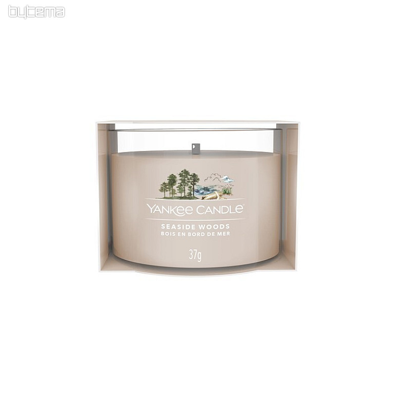 svijeća YANKEE CANDLE miris SASIDE WOODS GLASS 37g