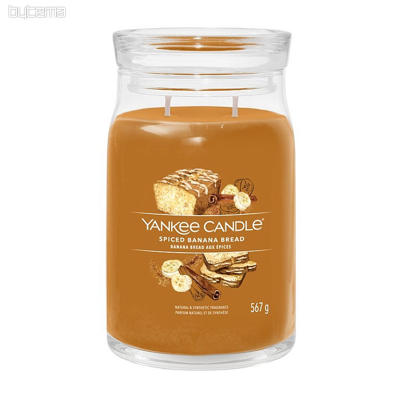 svijeća YANKEE CANDLE miris ZAČINSKI KRUH BANANA VELIKA ČAŠA 2 fitilja