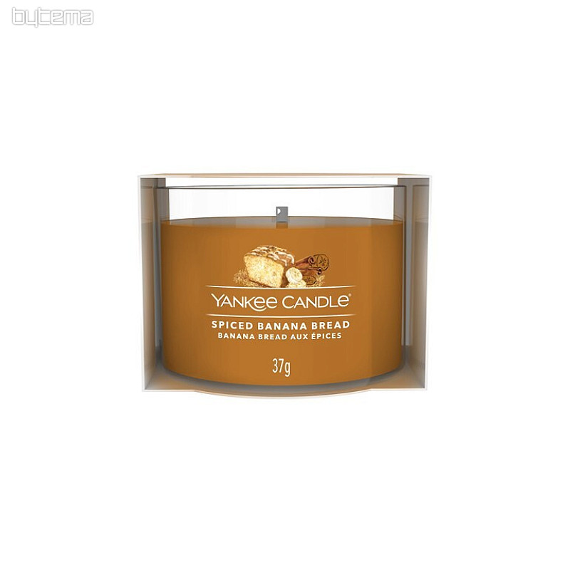 svijeća YANKEE CANDLE miris ZAČINSKI KRUH BANANA čaša 37g