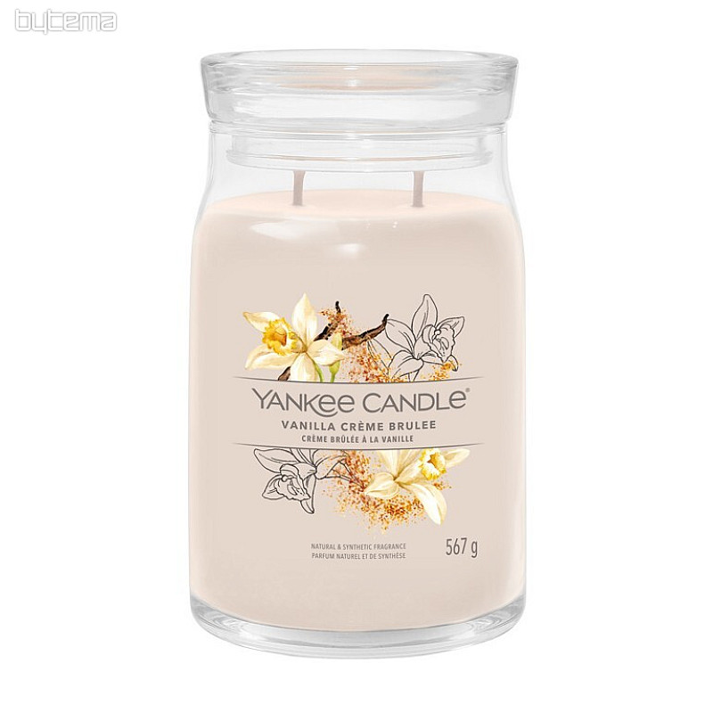 svijeća YANKEE CANDLE miris VANILIJA CREME BRULÉE VELIKA ČAŠA 2 fitilja